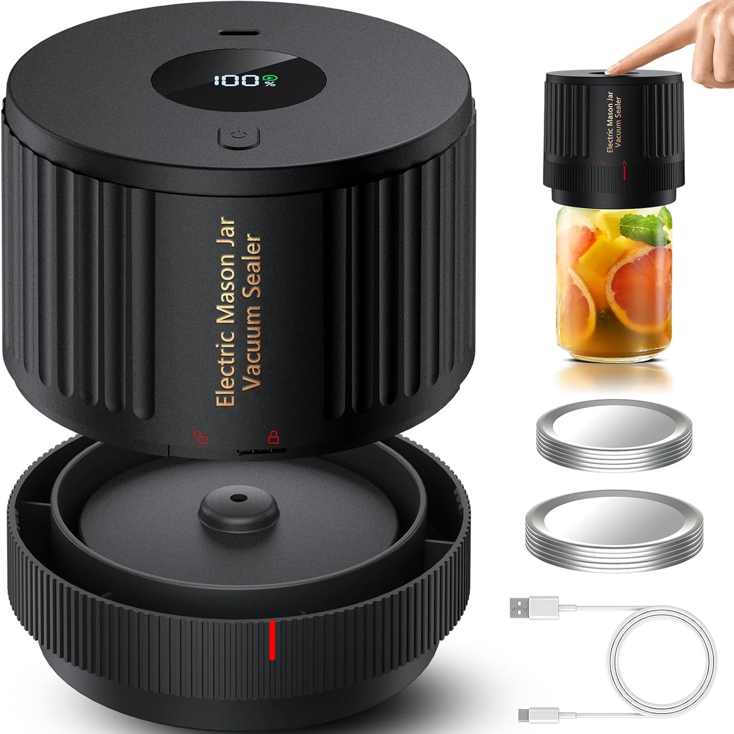 Electric Mason Jar Vacuum Sealer