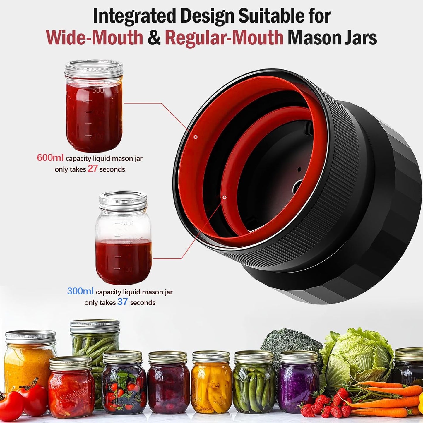 Electric Mason Jar Vacuum Sealer