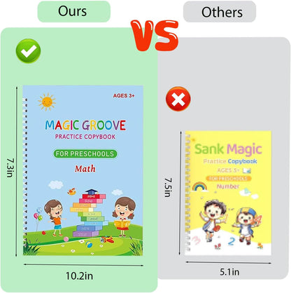 NavLora™ Magic Groove Copybook – Reusable Writing