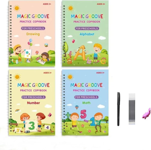NavLora™ Magic Groove Copybook – Reusable Writing