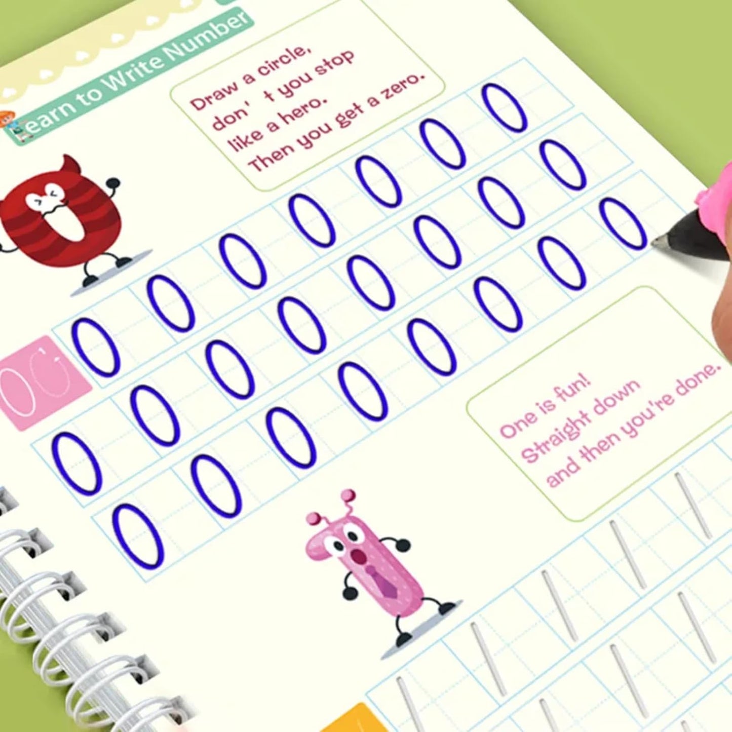 NavLora™ Magic Groove Copybook – Reusable Writing