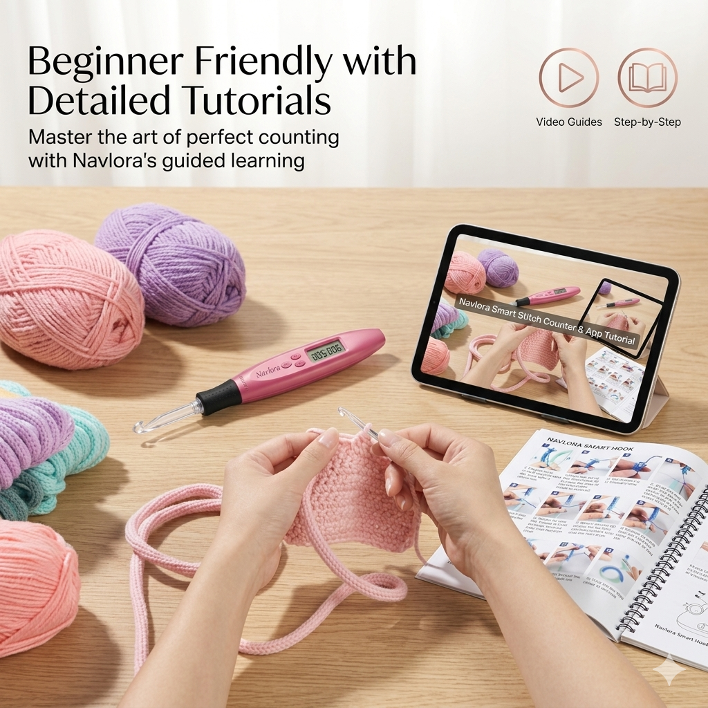 Navlora | Smart Crochet Hook Ever