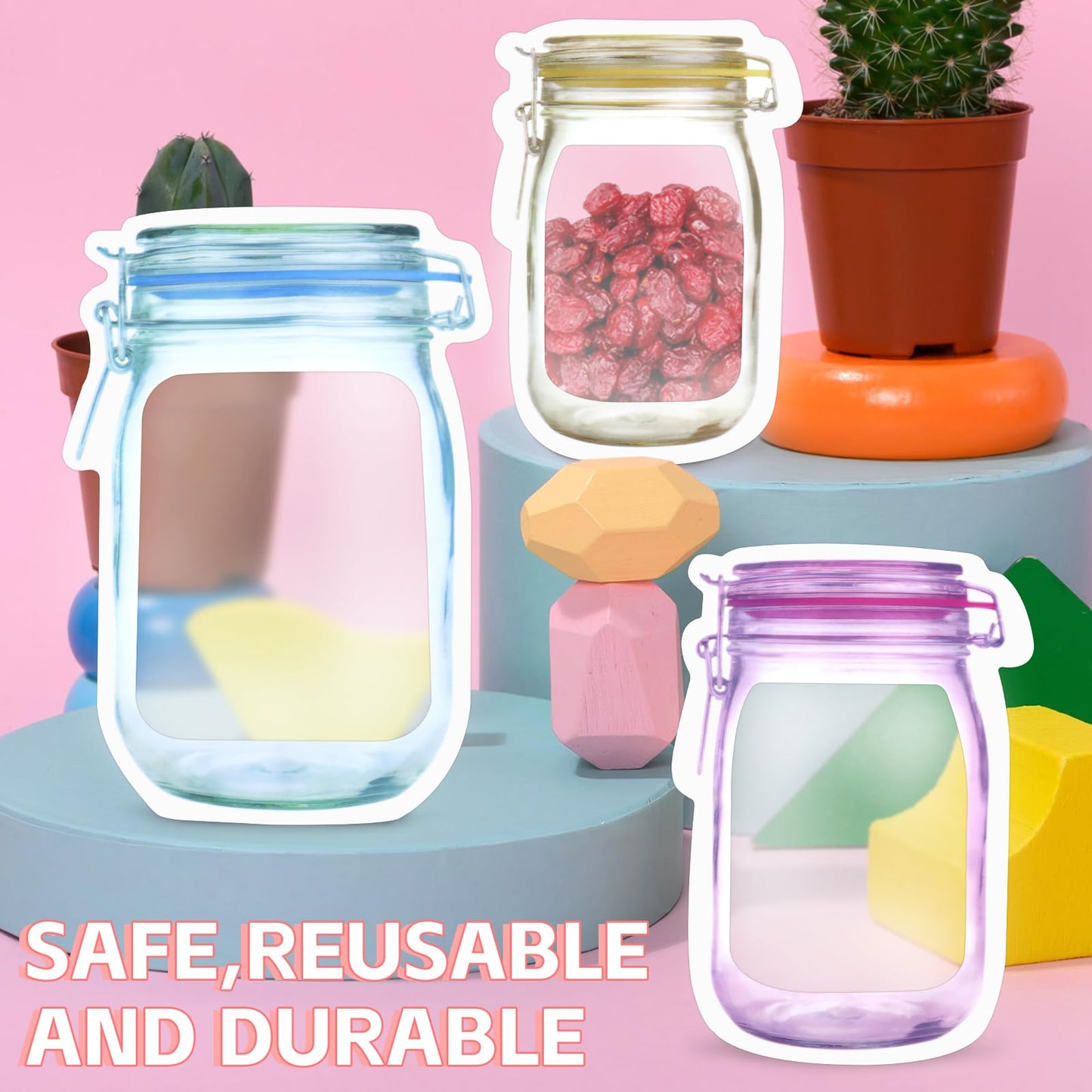 Reusable Mason Jar Bottle Bags
