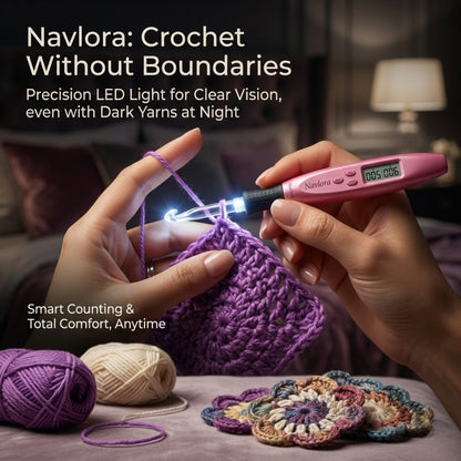 Navlora | Smart Crochet Hook Ever